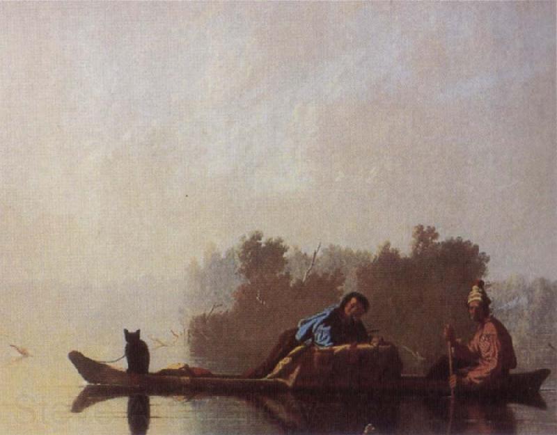 George Caleb Bingham Fur Traders Descending the Missouri Norge oil painting art